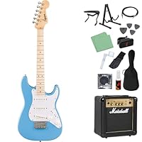 Amazon | Squier by Fender Mini Stratocaster エレキギター初心者14点